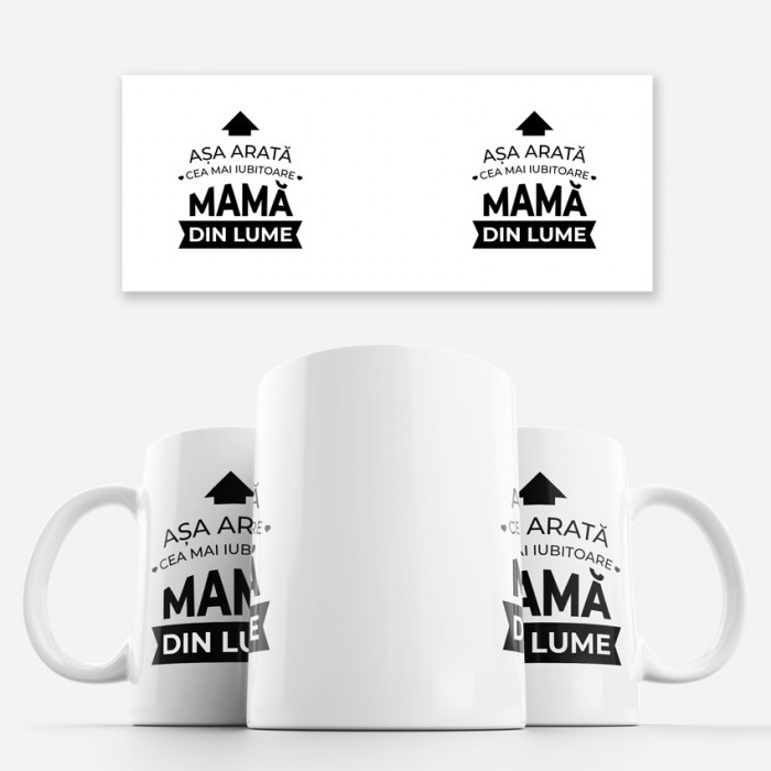 Cana alba personalizata