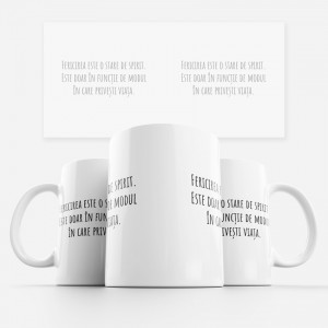 Cana alba personalizata