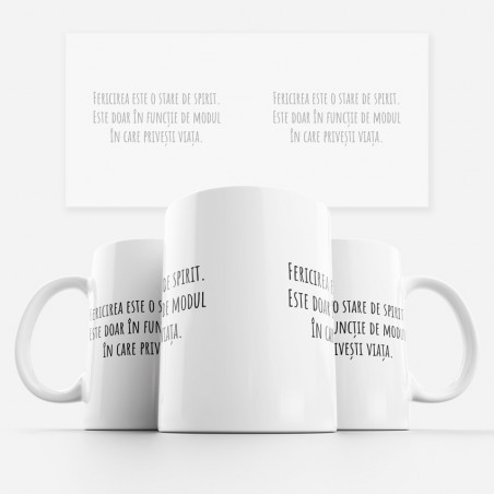 Cana alba personalizata