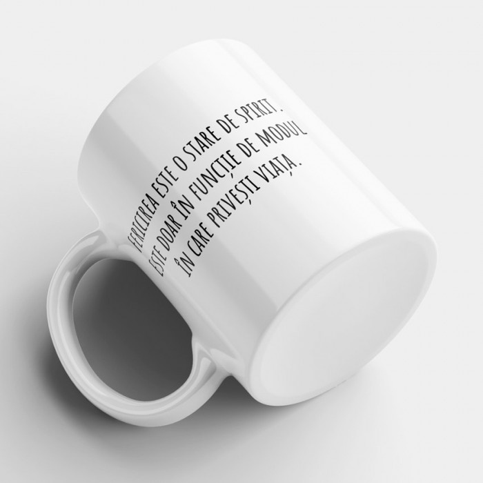 Cana alba personalizata