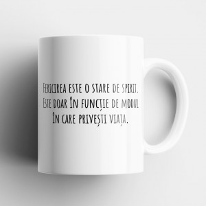 Cana alba personalizata