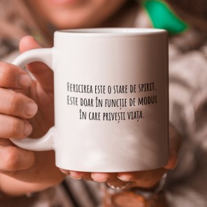 Cana alba personalizata