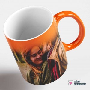 cana termosensibila portocalie personalizata