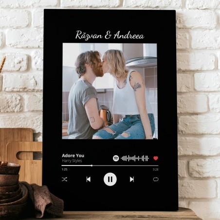tablou canvas personalizat spotify