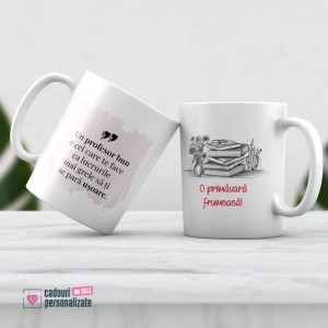 Cana personalizata Invatatoare