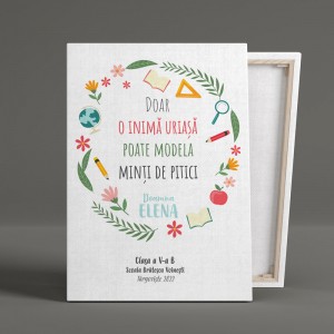 Tablou Canvas Personalizat invatatoare